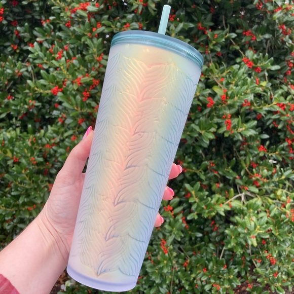 Starbucks Accessories - Starbucks Soft Touch Mermaid Tail Tumbler